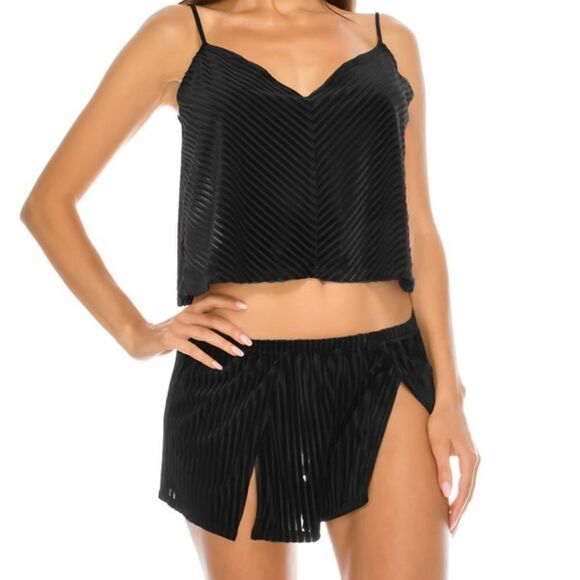 Youmita velvet pajamas set - Picture 1 of 8